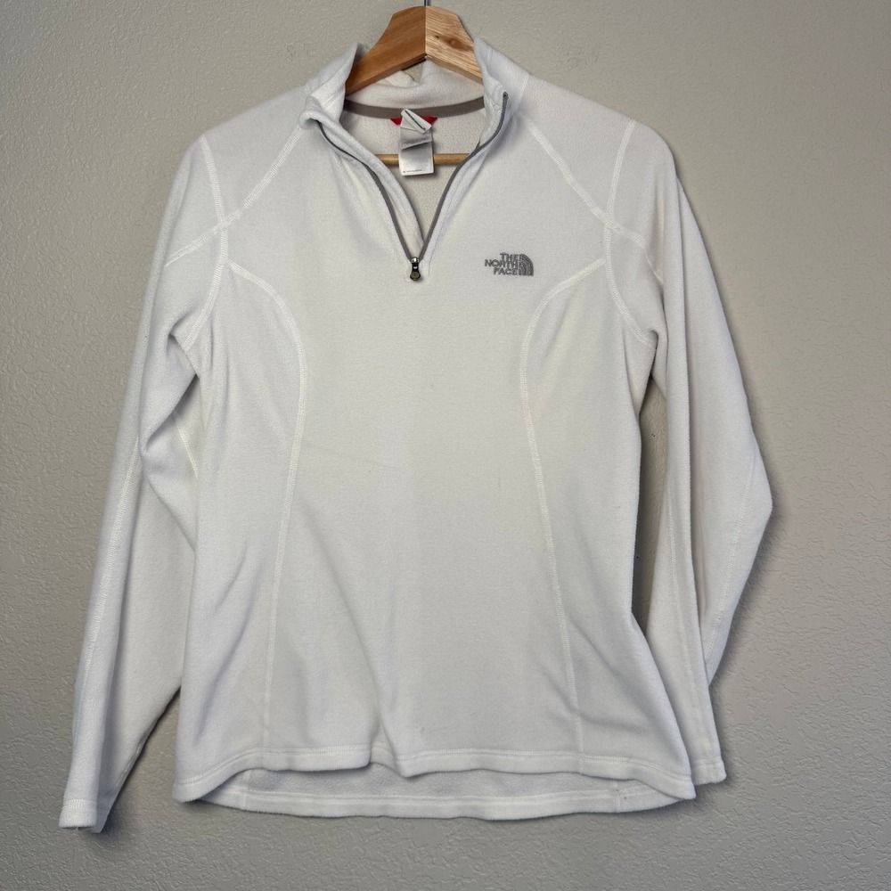 The North Face Womens Fleece Pullover Jacket Quarter Zip‎ Small S